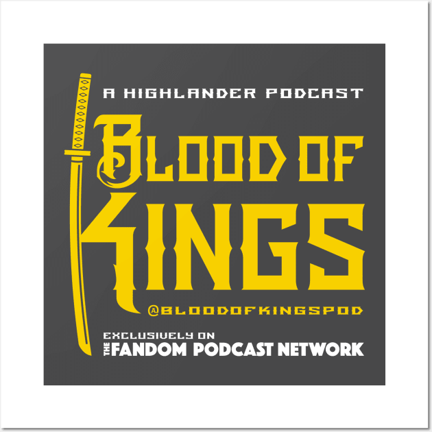 Blood of Kings Two Tone Font Wall Art by Fandom Podcast Network